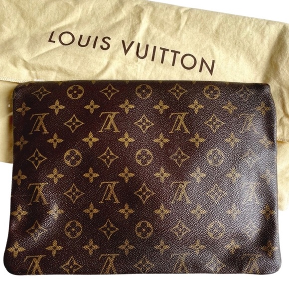 VINTAGE Louis Vuitton Pochette Pliante Fold Over Crossbody Clutch Retro 70s LV - Picture 9 of 16